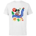 thumbnail image 1 of Disney Minnie Mouse Christmas Holiday Santa I’ve Been Nice - Short Sleeve Cotton T-Shirt for Adults - Customized-White, 1 of 5