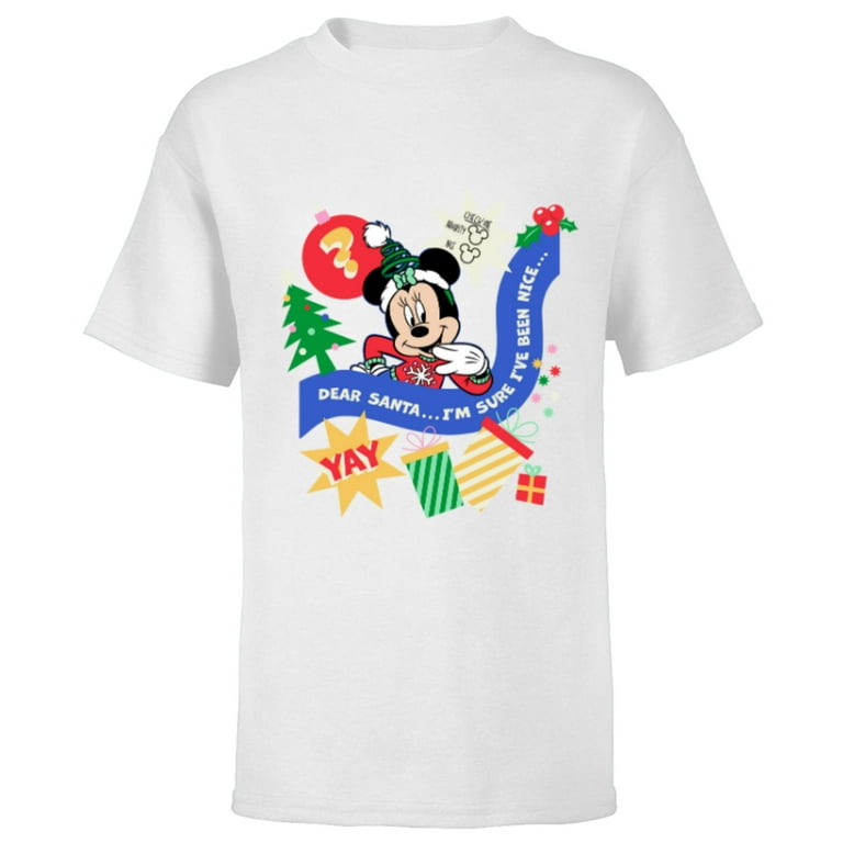 Disney Minnie Mouse Christmas Holiday Santa I've Been Nice Short