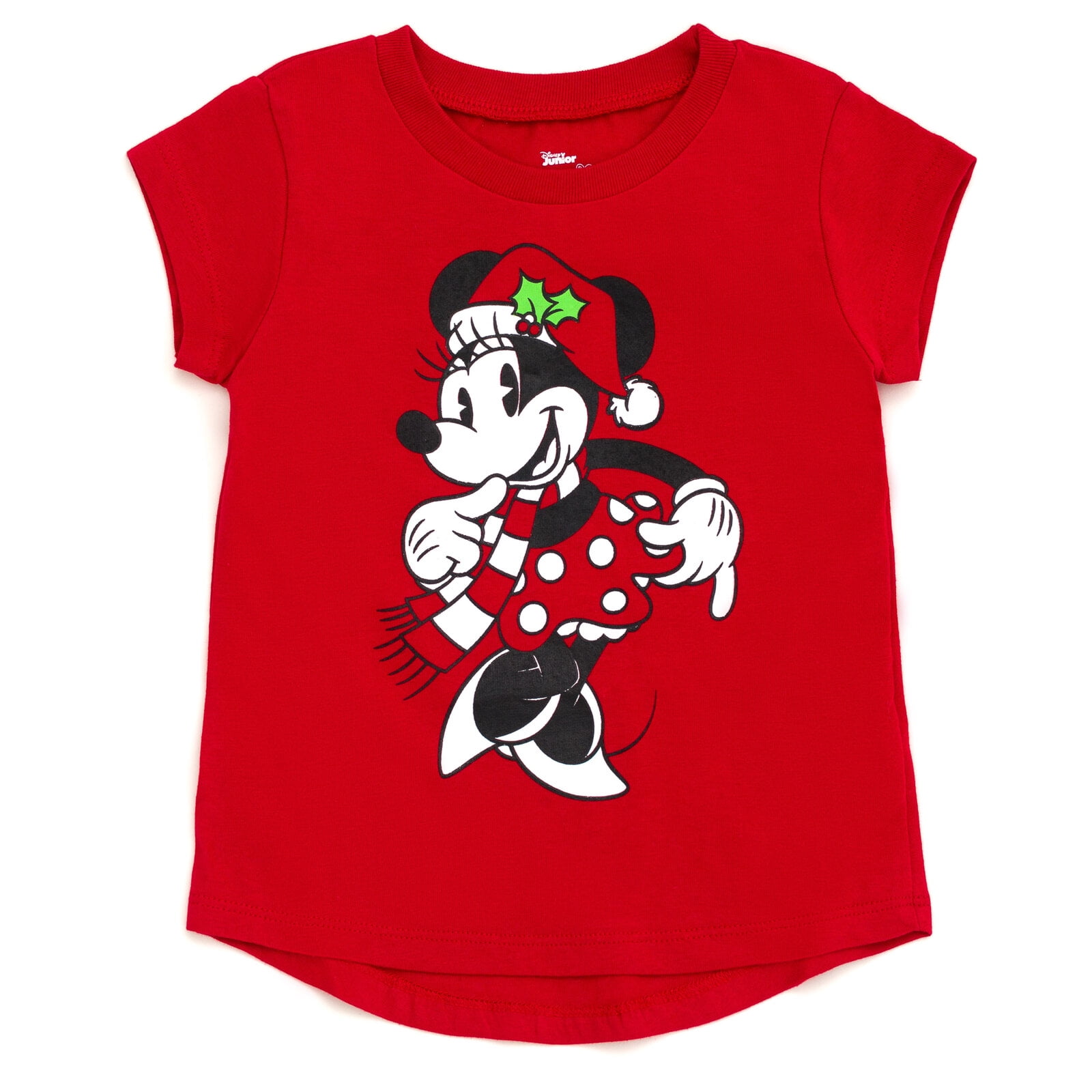 Disney Minnie Mouse Christmas Little Girls T-Shirt Infant to Big