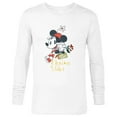 thumbnail image 1 of Disney Minnie Mouse Christmas Wishes Just to You Distressed - Long Sleeve T-Shirt for Men - Customized-White, 1 of 5