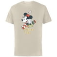thumbnail image 1 of Disney Minnie Mouse Christmas Wishes Just to You Distressed - Short Sleeve Cotton T-Shirt for Adults - Customized-Natural, 1 of 5