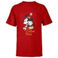 thumbnail image 1 of Disney Minnie Mouse Christmas Wishes Just to You Distressed - Short Sleeve T-Shirt for Kids - Customized-Red, 1 of 5