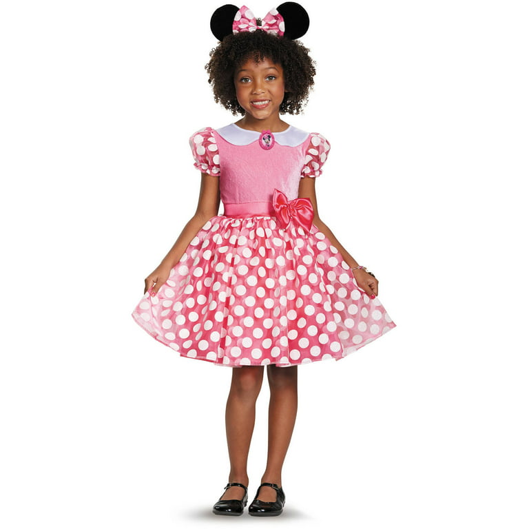 Kids Disney Minnie Mouse Pink Classic Costume