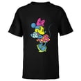 thumbnail image 1 of Disney Minnie Mouse Classic Cute Pose Retro Pop Art - Short Sleeve T-Shirt for Kids - Customized-Black, 1 of 5