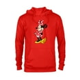 thumbnail image 1 of Disney Minnie Mouse Classic Polka Dot Pose - Pullover Hoodie for Adults - Customized-Red, 1 of 5