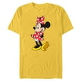 thumbnail image 1 of Disney Minnie Mouse Classic Polka Dot Pose - Short Sleeve Blended T-Shirt for Adults - Customized-Yellow, 1 of 5