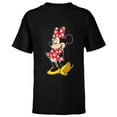 thumbnail image 1 of Disney Minnie Mouse Classic Pose - Short Sleeve T-Shirt for Kids - Customized-Black, 1 of 5