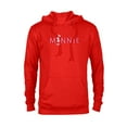 thumbnail image 1 of Disney Minnie Mouse Classic Retro Sassy Pose in Name - Pullover Hoodie for Adults - Customized-Red, 1 of 5
