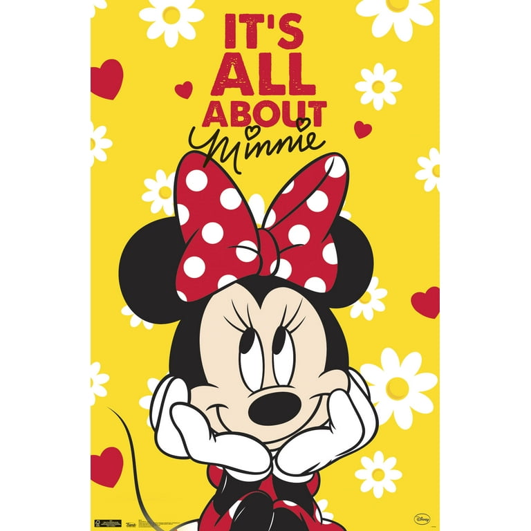 POSTER MINNIE MOUSE DISNEY BAL MASQUE Z ポスター - ポスター