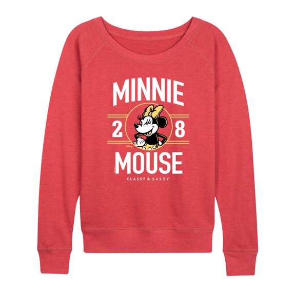 Disney - Minnie Mouse - Classy & Sassy Since '28 - Women's Lightweight French Terry Pullover