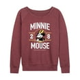 thumbnail image 1 of Disney - Minnie Mouse - Classy & Sassy Since '28 - Women's Lightweight French Terry Long Sleeve Shirt, 1 of 4