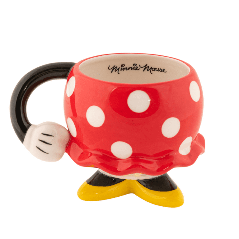 Disney - Mickey & Minnie - Stackable Espresso cups 'red' + saucers