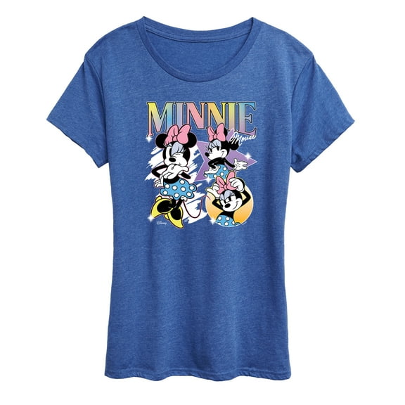 Disney - Minnie Mouse Collage - Women's Short Sleeve Graphic T-Shirt