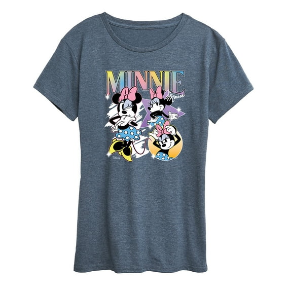 Disney - Minnie Mouse Collage - Women's Short Sleeve Graphic T-Shirt