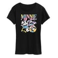 thumbnail image 1 of Disney - Minnie Mouse Collage - Women's Short Sleeve Graphic T-Shirt, 1 of 4