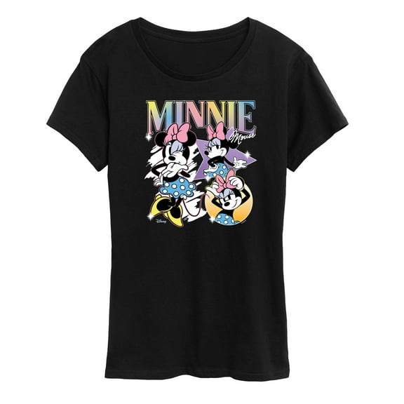 Disney - Minnie Mouse Collage - Women's Short Sleeve Graphic T-Shirt
