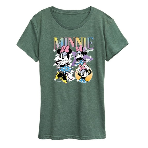 Disney - Minnie Mouse Collage - Women's Short Sleeve Graphic T-Shirt