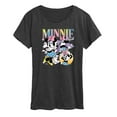 thumbnail image 1 of Disney - Minnie Mouse Collage - Women's Short Sleeve Graphic T-Shirt, 1 of 4