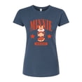 thumbnail image 1 of Disney - Minnie Mouse Collegiate - Juniors Fitted Graphic T-Shirt, 1 of 5