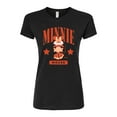 thumbnail image 1 of Disney - Minnie Mouse Collegiate - Juniors Fitted Graphic T-Shirt, 1 of 5