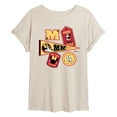 thumbnail image 1 of Disney - Minnie Mouse - Collegiate Patches; Life is Sweet - Juniors Ideal Flowy Muscle T-Shirt, 1 of 5