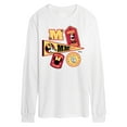 thumbnail image 1 of Disney - Minnie Mouse - Collegiate Patches; Life is Sweet - Men's Long Sleeve T-Shirt, 1 of 1