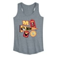thumbnail image 1 of Disney - Minnie Mouse - Collegiate Patches; Life is Sweet - Women's Racerback Tank Top, 1 of 4