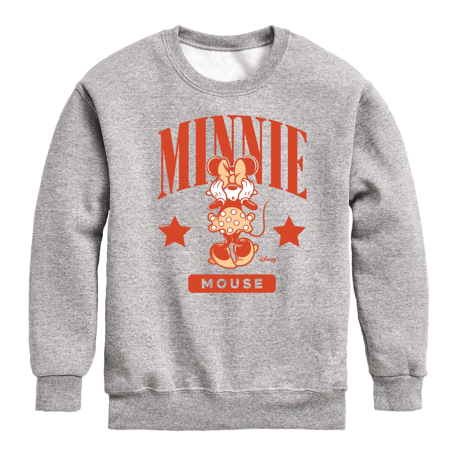 Disney - Minnie Mouse Collegiate - Toddler & Youth Crewneck Fleece