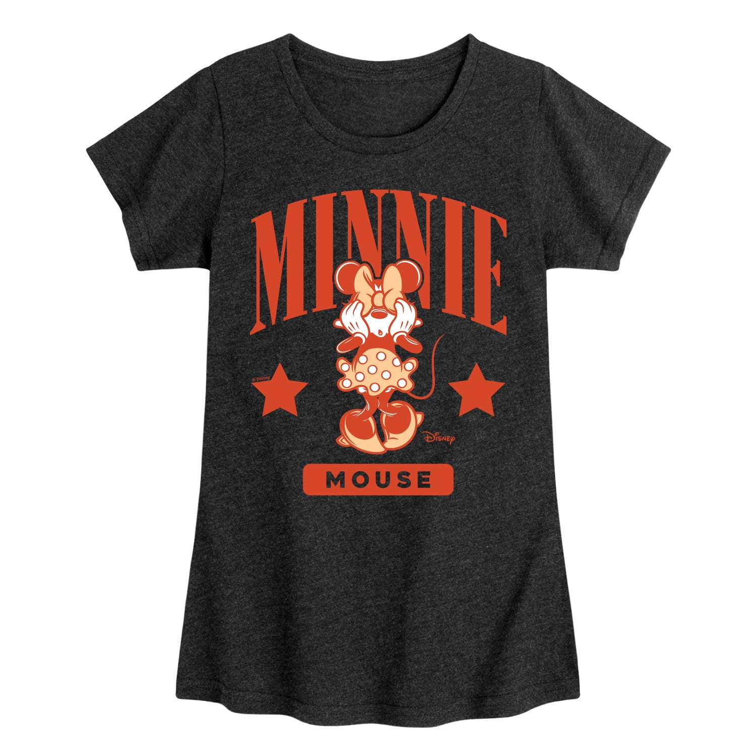 Disney - Minnie Mouse Collegiate - Toddler & Youth Girls Short Sleeve ...