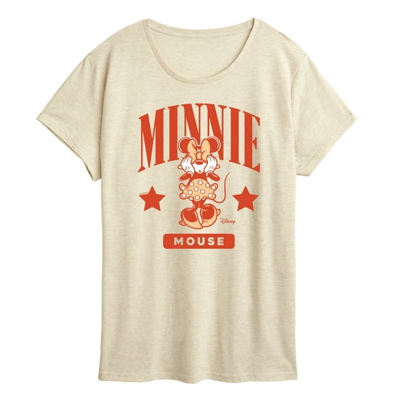 Disney - Minnie Mouse Collegiate - Women's Short Sleeve Graphic T-Shirt