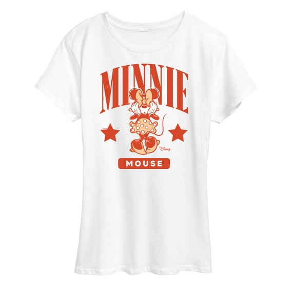 Disney - Minnie Mouse Collegiate - Women's Short Sleeve Graphic T-Shirt