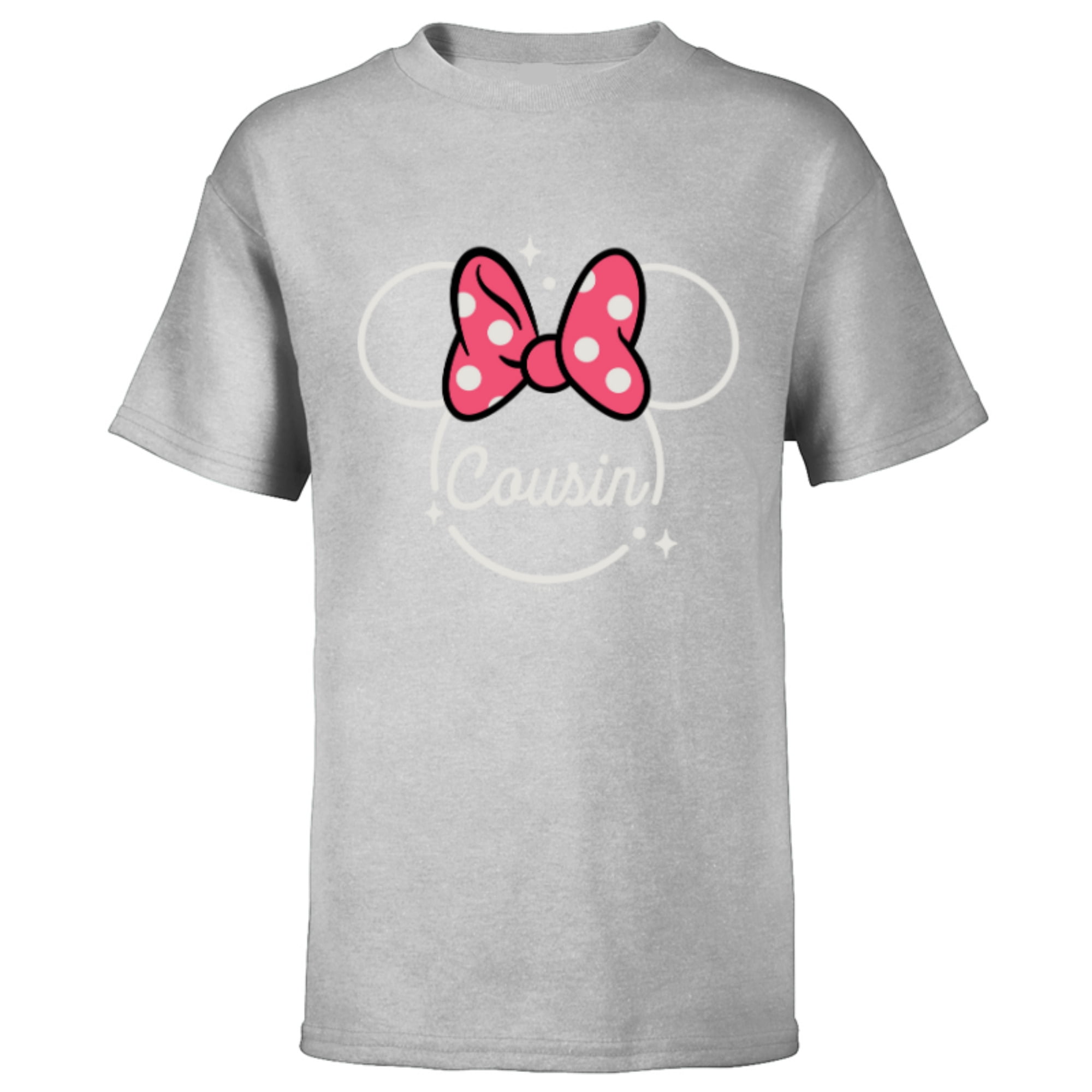 Disney Minnie Mouse Cousin Head Icon Magic Family Trip- Short Sleeve T ...