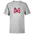 thumbnail image 1 of Disney Minnie Mouse Cousin Head Icon Magic Family Trip- Short Sleeve T-Shirt for Kids - Customized-Athletic Heather, 1 of 5