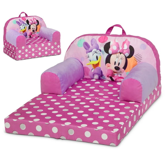 Disney Minnie Mouse Cozee Buddy Flip-Out Chair by Delta Children, Pink