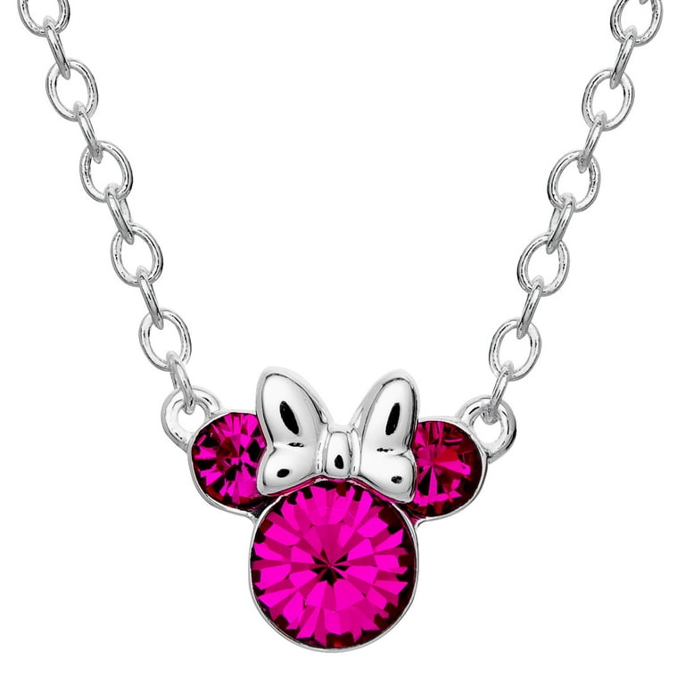 Minnie mouse online birthstone necklace