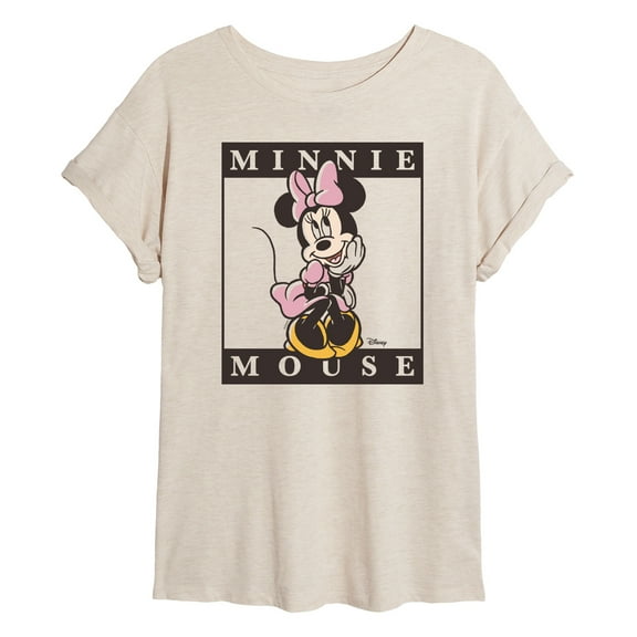 Disney - Minnie Mouse - Cute & I Know It - Juniors Ideal Flowy Muscle T-Shirt