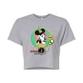 thumbnail image 1 of Disney - Minnie Mouse Cute - Juniors Cropped Cotton Blend T-Shirt, 1 of 5