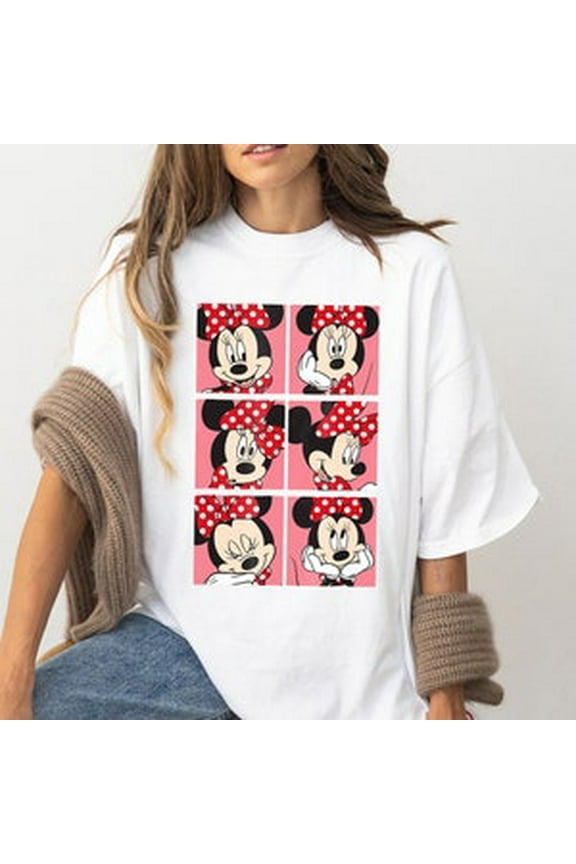 Minnie Mouse Cute T-shirt, Classic Mickey and Minnie Shirt, Disneyland Family Matching Shirt, WDW Magic Kingdom Shirt, Disney Trip