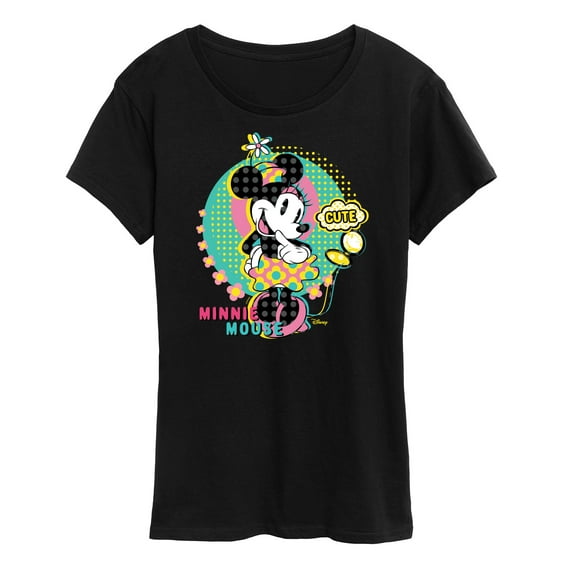 Disney - Minnie Mouse Cute - Women's Short Sleeve Graphic T-Shirt