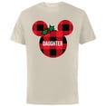thumbnail image 1 of Disney Minnie Mouse DAUGHTER Holiday Family - Short Sleeve Cotton T-Shirt for Adults - Customized-Natural, 1 of 5