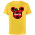 thumbnail image 1 of Disney Minnie Mouse DAUGHTER Holiday Family - Short Sleeve Cotton T-Shirt for Adults - Customized-Yellow, 1 of 5