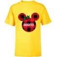 thumbnail image 1 of Disney Minnie Mouse DAUGHTER Holiday Family - Short Sleeve T-Shirt for Kids - Customized-Yellow, 1 of 5