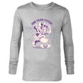 thumbnail image 1 of Disney Minnie Mouse Daisy Duck Birthday Wish One Year Cuter - Long Sleeve T-Shirt for Men - Customized-Athletic Heather, 1 of 5