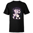 thumbnail image 1 of Disney Minnie Mouse Daisy Duck Birthday Wish One Year Cuter - Short Sleeve T-Shirt for Kids - Customized-Black, 1 of 5