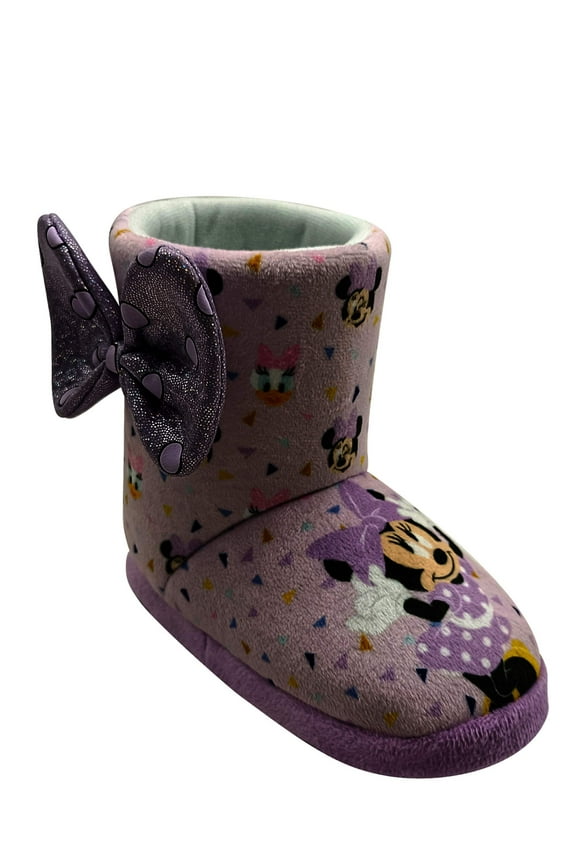 Disney Minnie Mouse & Daisy Duck Pals Cozy Bootie Slipper (Toddler Girls)
