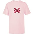 thumbnail image 1 of Disney Minnie Mouse Daughter Head Icon Magic Family Japanese- Short Sleeve T-Shirt for Kids - Customized-Soft Pink, 1 of 5
