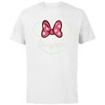 thumbnail image 1 of Disney Minnie Mouse Daughter Head Icon Magic Family Trip- Short Sleeve Cotton T-Shirt for Adults - Customized-White, 1 of 5