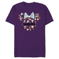 thumbnail image 1 of Disney Minnie Mouse Daughter Icon Flowers Family Trip- Short Sleeve Blended T-Shirt for Adults - Customized-Purple, 1 of 5