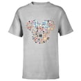 thumbnail image 1 of Disney Minnie Mouse Daughter Icon Flowers Japanese Family- Short Sleeve T-Shirt for Kids - Customized-Athletic Heather, 1 of 5