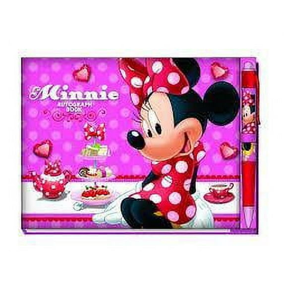 Disney 85972 Minnie Mouse Deluxe Autograph Book with Pen